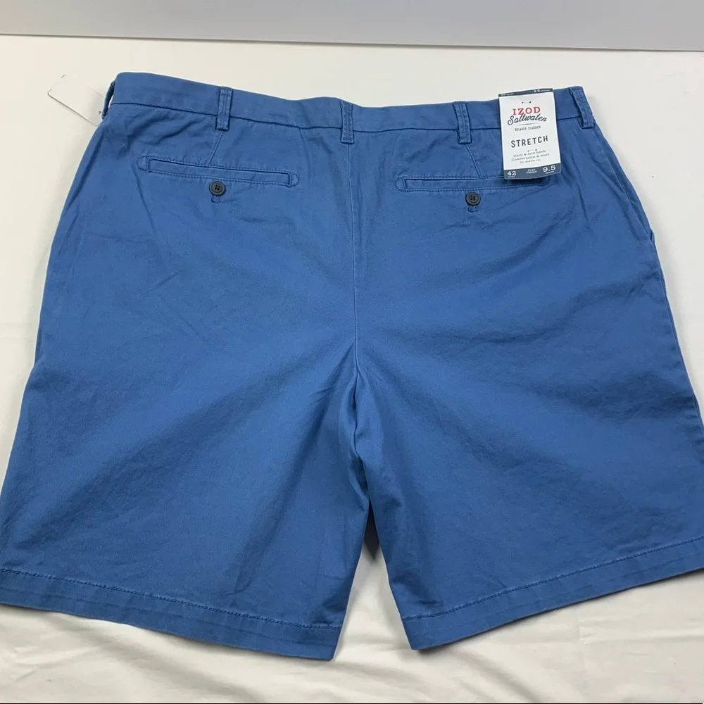 IZOD Saltwater Stretch relaxed classic shorts 42 - Picture 4 of 5
